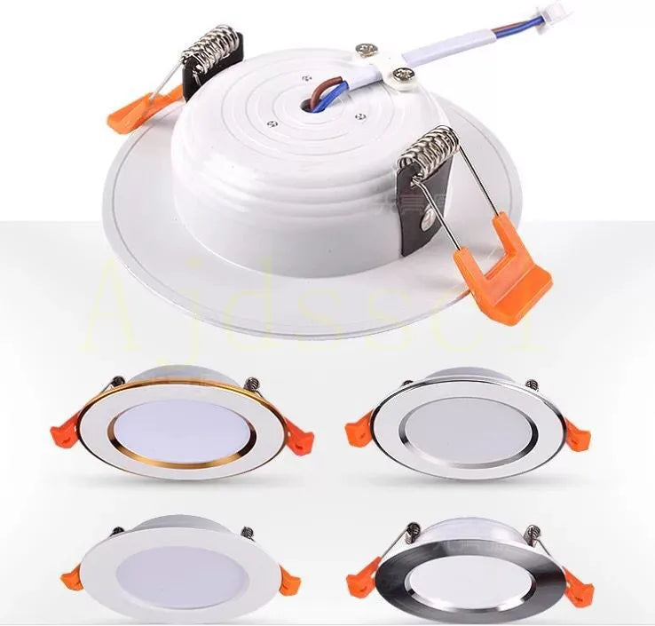 Dimmable LED Recessed Downlight – Tri-Tone Ceiling Spot for Home Lighting