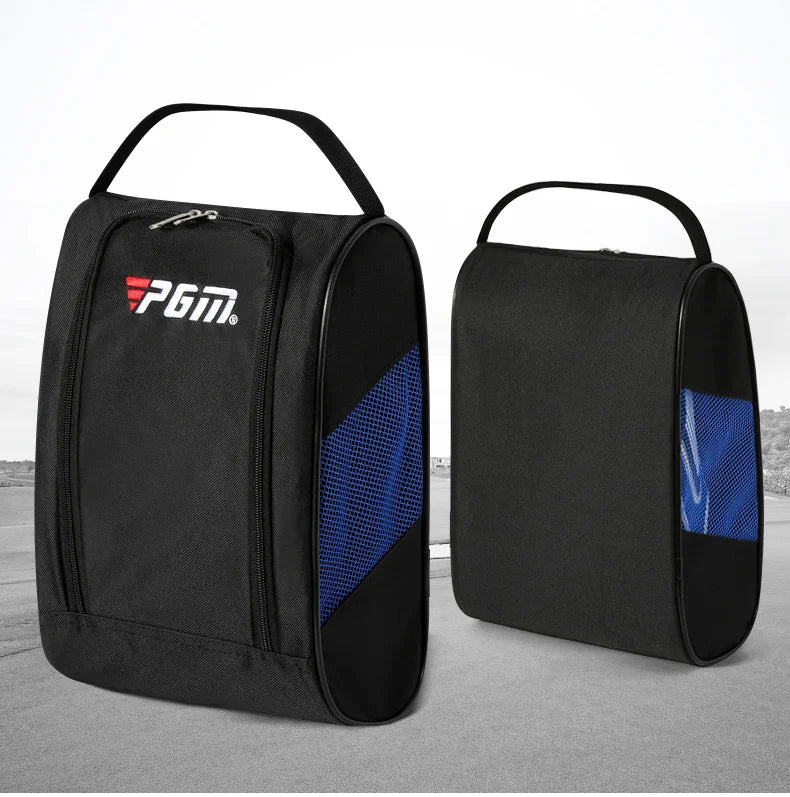 Portable Golf Shoe Bag – Breathable Nylon Carrier for Sports Accessories