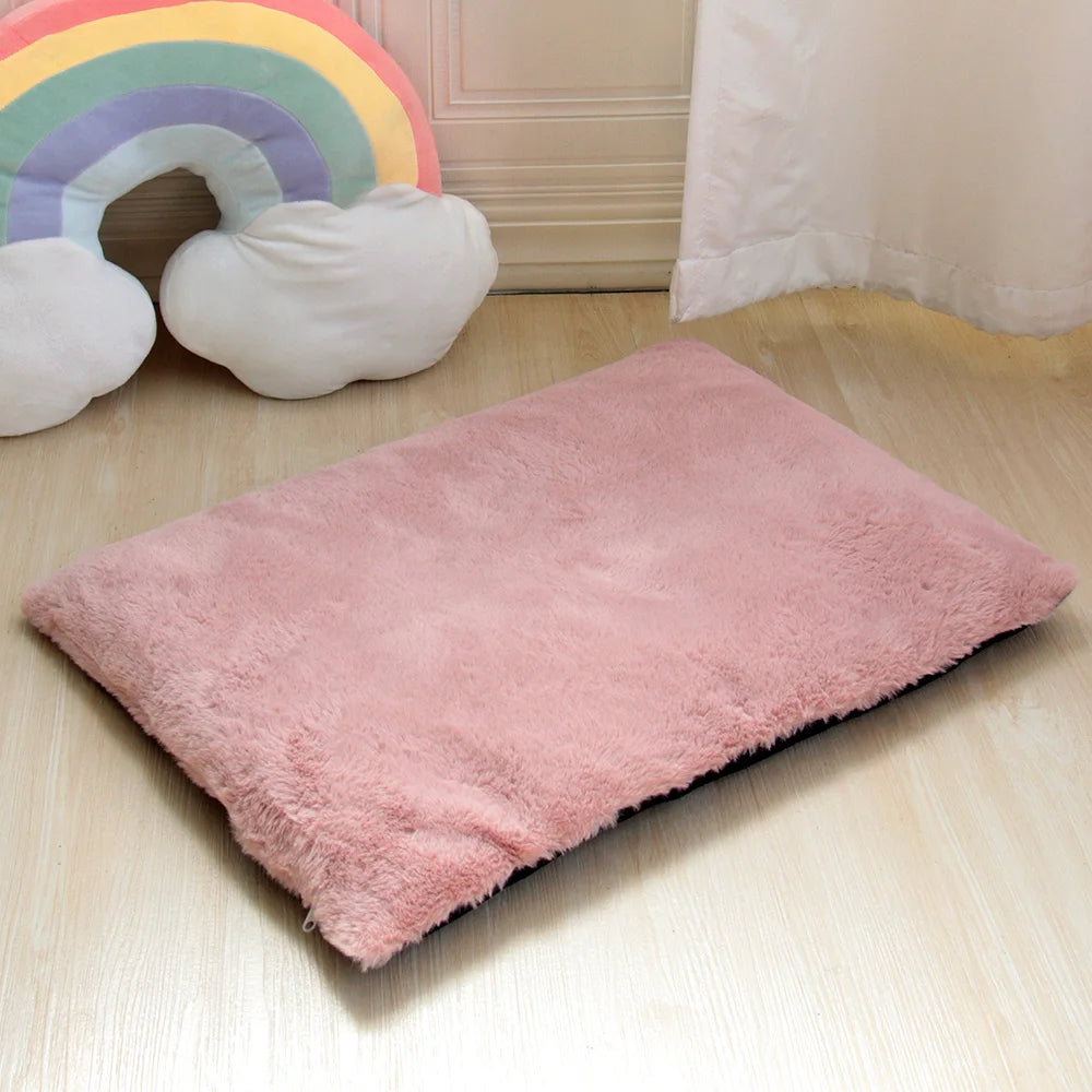 Thick Warm Pet Bed – Plush Sleeping Mat for Small to Large Dogs and Cats