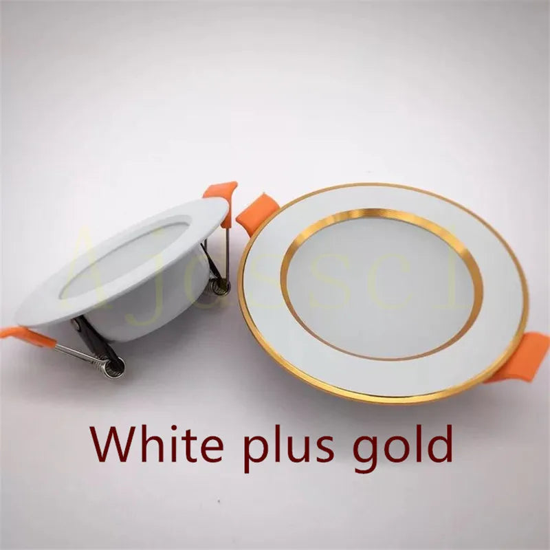 Dimmable LED Recessed Downlight – Tri-Tone Ceiling Spot for Home Lighting