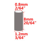 Copper Crimp Sleeves – Round Fishing Line Connectors for Rigging Tackle