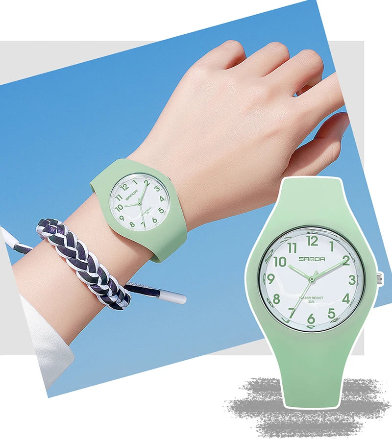 Ultra-thin Quartz Women's Watch – Minimalist Luxury Waterproof Wristwatch