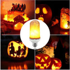LED Flame Effect Light Bulb – Dynamic Fire Simulation for Home Decoration