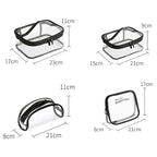 Transparent PVC Cosmetic Bag – Waterproof Makeup Organizer for Travel Toiletries