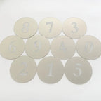 Round Acrylic Mirror Wall Stickers – 100mm Decorative Adhesive Home Decor