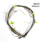 90cm Artificial Rattan Vine – Flexible Floral Branch for Wedding Decoration