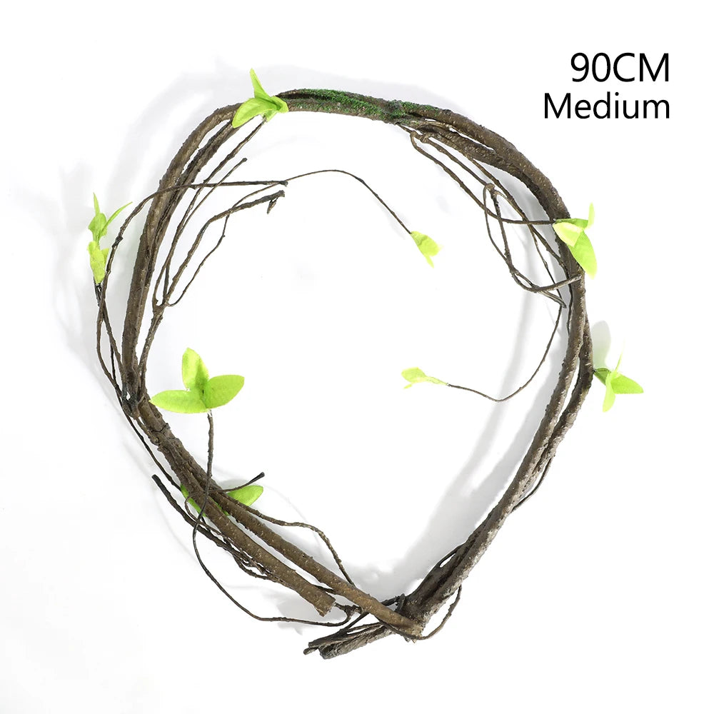 90cm Artificial Rattan Vine – Flexible Floral Branch for Wedding Decoration