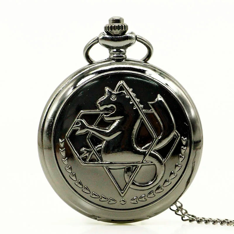 Fullmetal Alchemist Pocket Watch – Edward Elric Quartz Cosplay Accessory