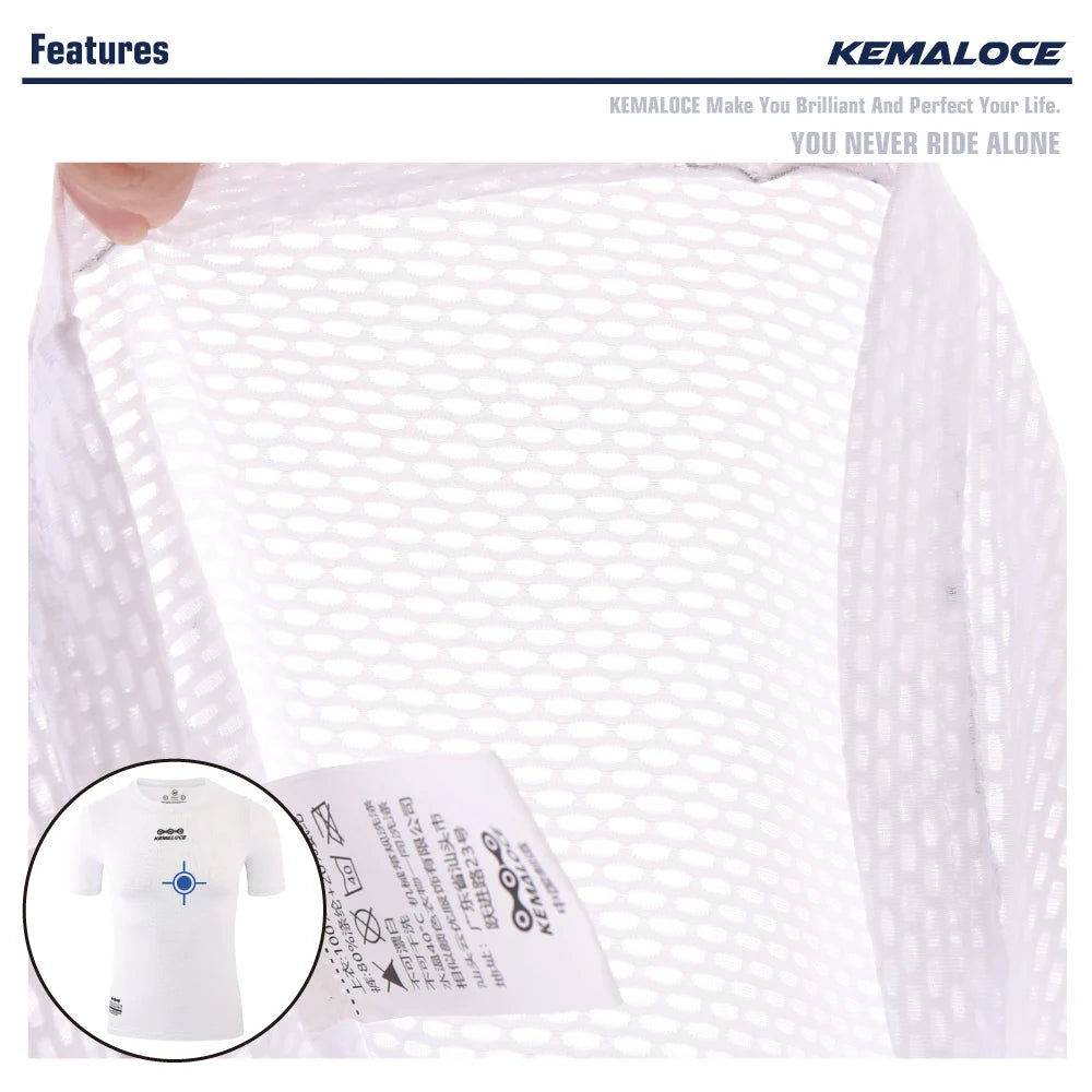 Breathable Mesh Cycling Base Layer – Short Sleeve Undershirt for MTB Biking