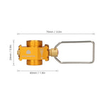 Gas Tank Conversion Adapter – Refill Valve for Camping Hiking and Fishing