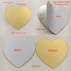 Round Acrylic Mirror Wall Stickers – 100mm Decorative Adhesive Home Decor