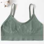 Seamless Push Up Bra – Soft Low Back Crop Top for Everyday Comfort