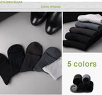Bamboo Fiber Compression Socks – Men's Business Casual Dress for Comfort