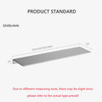 Aluminum Wall Storage Shelf – Bathroom Mirror Organizer for Shower Room