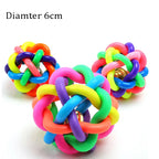 6cm Rubber Squeaky Ball – Durable Chew Toy for Small Dogs and Puppies