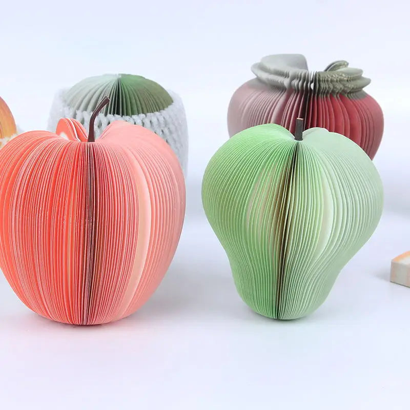Fruit Shape Sticky Notes – Creative Paper Memo Pads for School Office Supplies