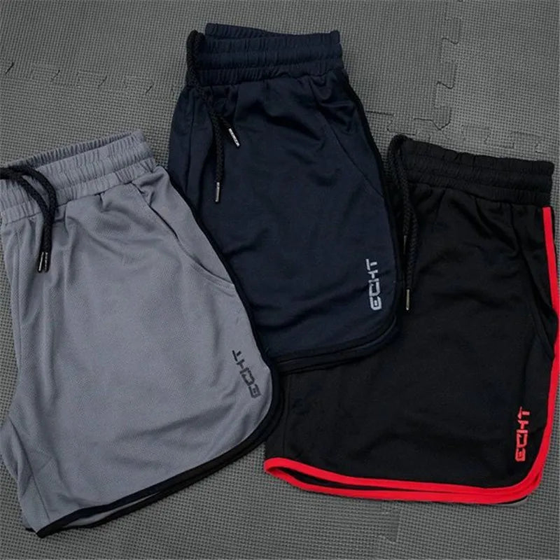 Quick Dry Mesh Running Shorts – Breathable Fitness Apparel for Gym Training