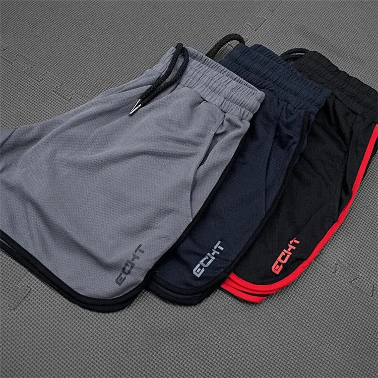 Quick Dry Mesh Running Shorts – Breathable Fitness Apparel for Gym Training