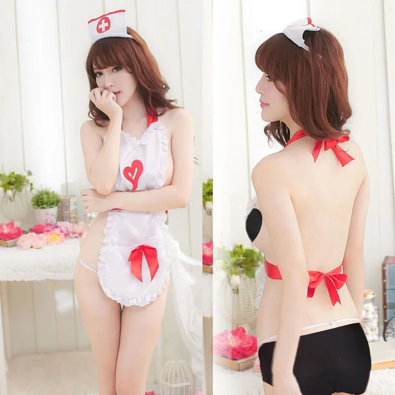 Nurse Mini Dress – Erotic Lingerie for Cosplay and Fantasy Roleplay