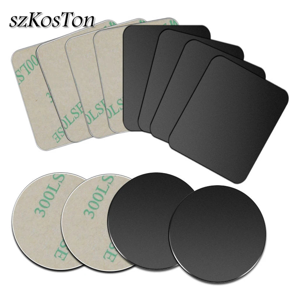 Universal Metal Magnetic Plate – Iron Disk Sticker for Car Phone Holders