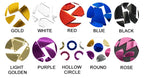 Rhombus Acrylic Mirror Sew On Rhinestones – Decorative Gems for Sewing Craft