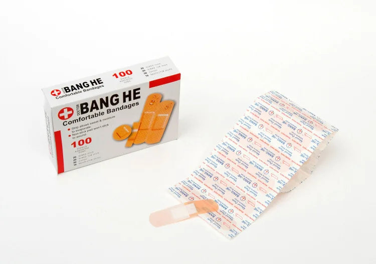 Waterproof Adhesive Bandages – Multi-Size Sterile Plasters for First Aid Kits