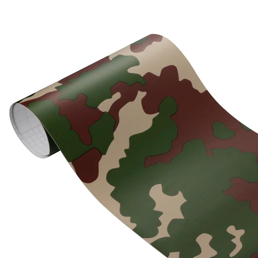 Digital Woodland Camo Vinyl Film – 100cm Adhesive Wrap for Car Styling