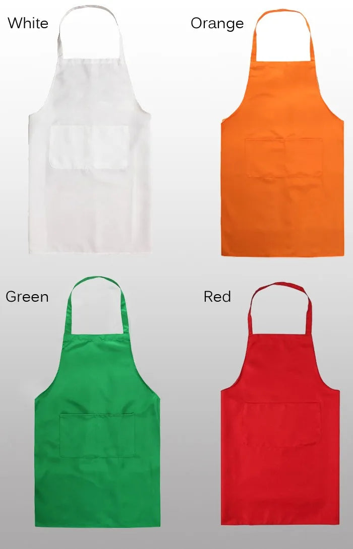Custom Logo Kitchen Apron – Unisex Chef Workwear for Cooking and Catering
