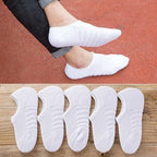 Cotton Anti-Slip Boat Socks – Breathable Athletic Footwear for Men Size 41-45
