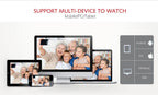 Wireless Pan Tilt Security Camera – 1080P WiFi Monitor for Home Indoor Safety