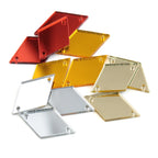 Rhombus Acrylic Mirror Sew On Rhinestones – Decorative Gems for Sewing Craft