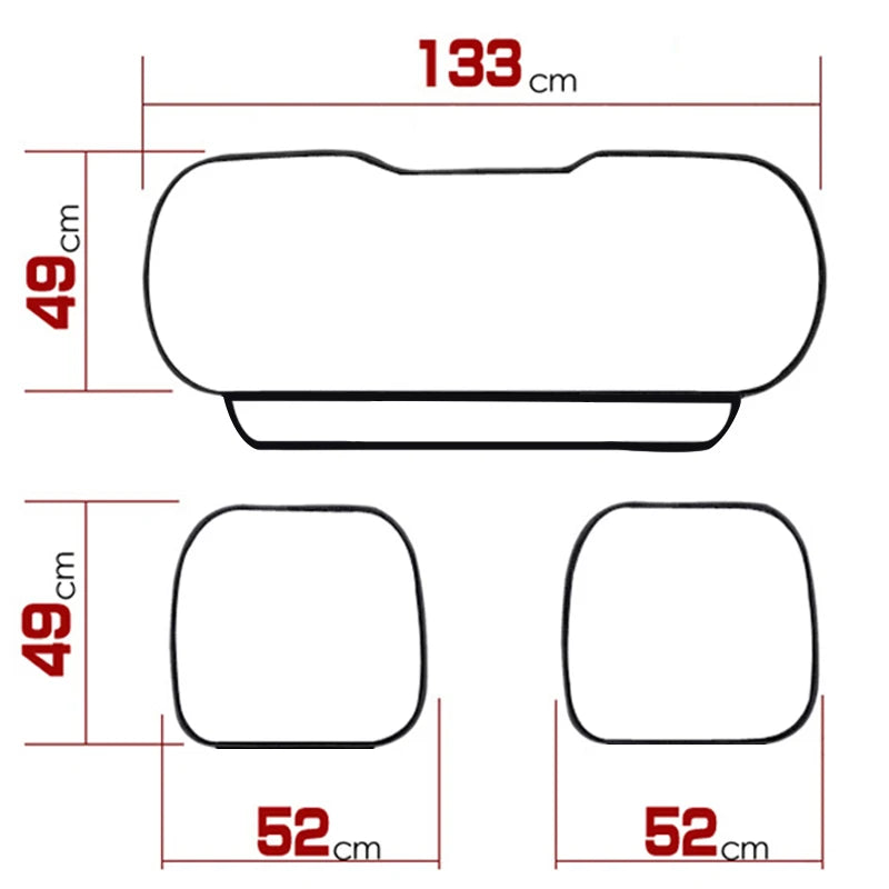 Universal Leather Car Seat Covers – Protective Cushion Pads for Auto Interior