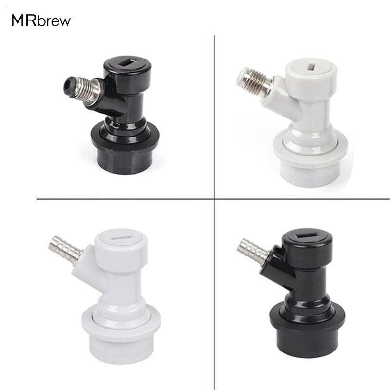 Ball Lock Keg Disconnects – 1/4 Inch Liquid and Gas for Homebrew Dispensing