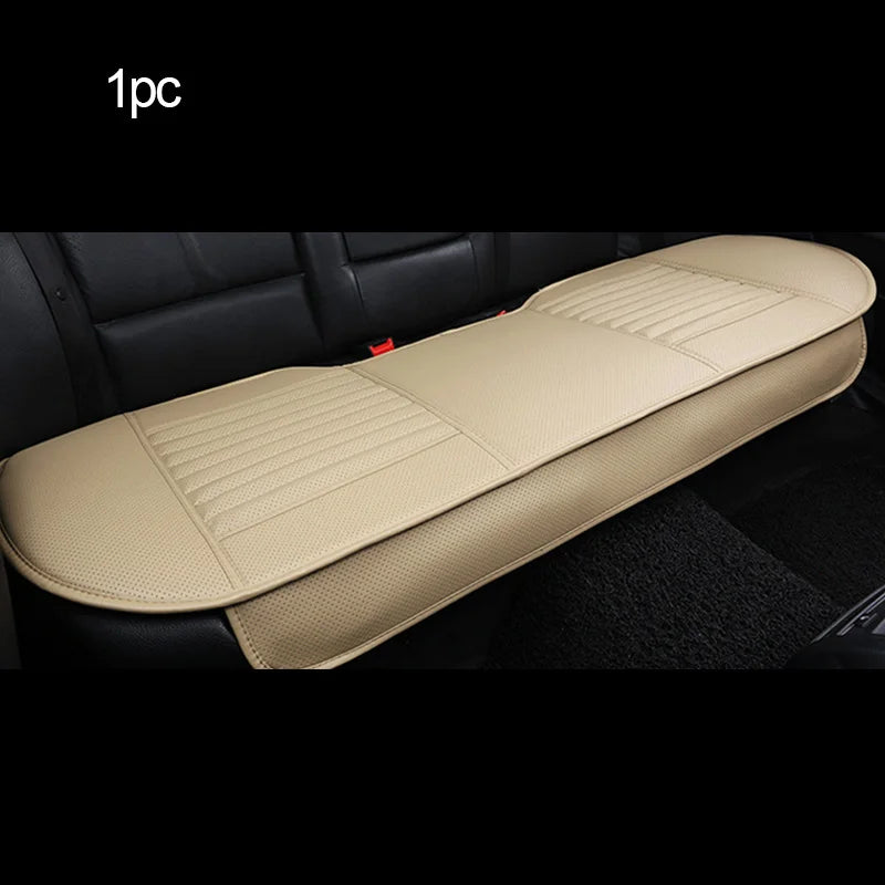 Universal Leather Car Seat Covers – Protective Cushion Pads for Auto Interior