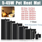 Adjustable Terrarium Heat Mat – Reptile Heating Pad for Habitat Climate Control