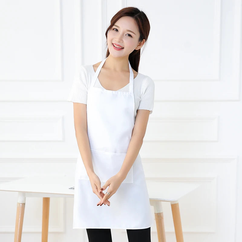 Custom Logo Kitchen Apron – Unisex Chef Workwear for Cooking and Catering