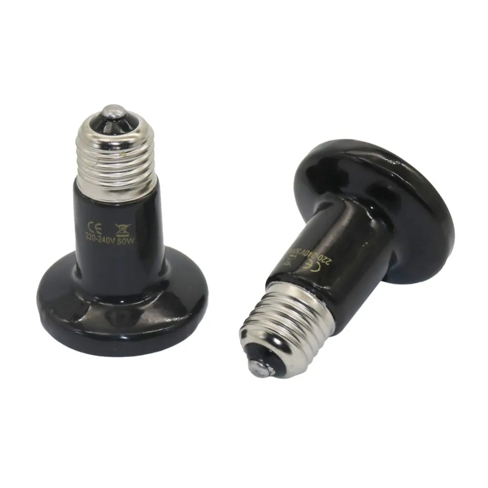 Infrared Ceramic Heat Bulb – E27 Mini Emitter for Reptile Pet Brooder Lamp