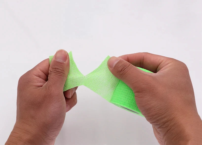 Self-Adhesive Elastic Athletic Tape – Sports Support Wrap for Gym and Injury Recovery