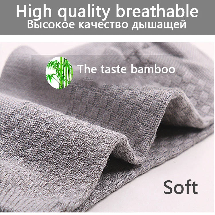 Bamboo Fiber Ankle Socks – Breathable Business Footwear for Men EU 39-48