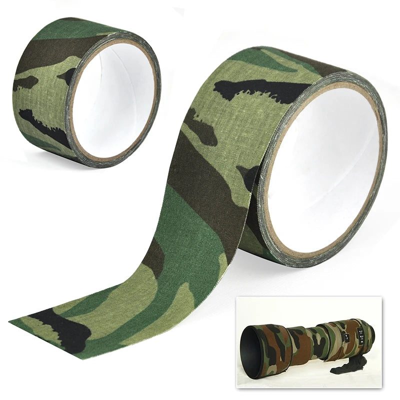 Self-Adhesive Camouflage Tape – 5m Waterproof Wrap for Hunting and Outdoors
