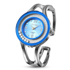 Rhinestone Bracelet Watch – Stainless Steel Luxury Accessory for Formal Events