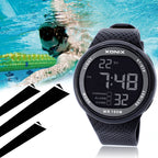 XONIX Digital Sports Watch – Waterproof 100m for Swimming and Outdoor Diving