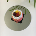 Round Acrylic Mirror Wall Stickers – 100mm Decorative Adhesive Home Decor