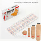 Waterproof Adhesive Bandages – Multi-Size Sterile Plasters for First Aid Kits