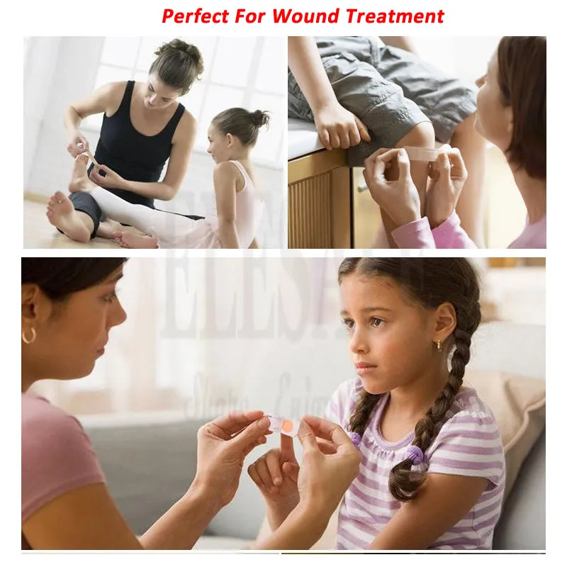 Waterproof Adhesive Bandages – Multi-Size Sterile Plasters for First Aid Kits