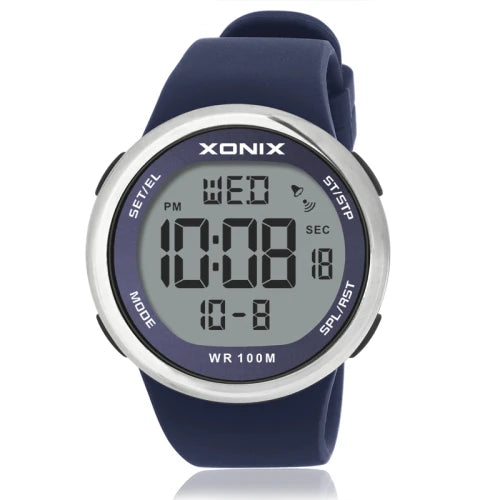 XONIX Digital Sports Watch – Waterproof 100m for Swimming and Outdoor Diving
