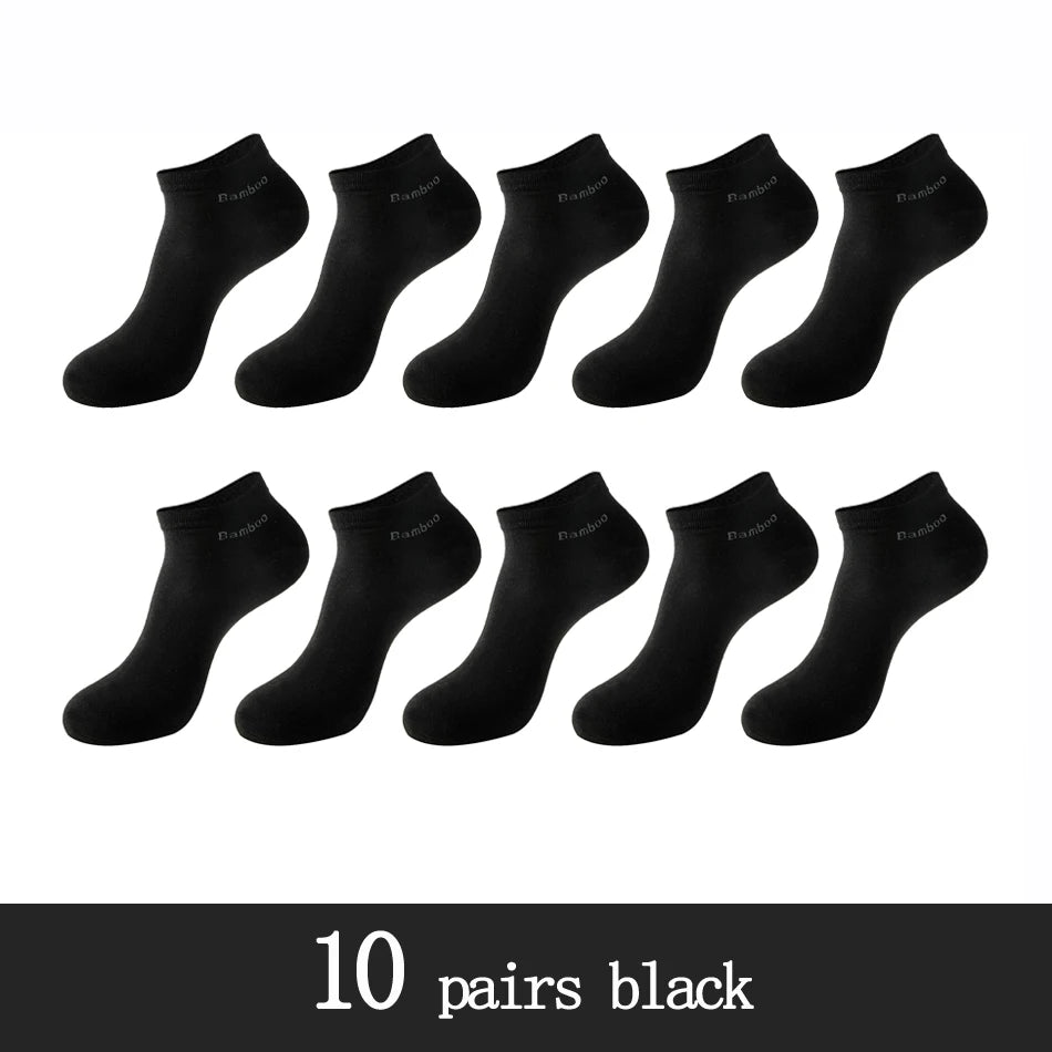 Bamboo Fiber Ankle Socks – Breathable Anti-Bacterial Footwear for Daily Casual Wear