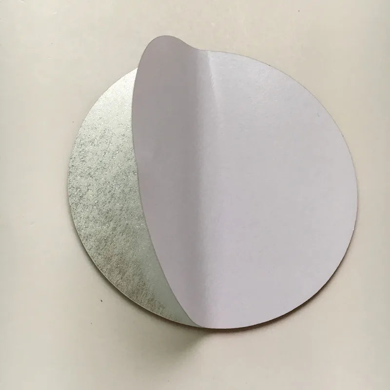 Round Acrylic Mirror Wall Stickers – 100mm Decorative Adhesive Home Decor