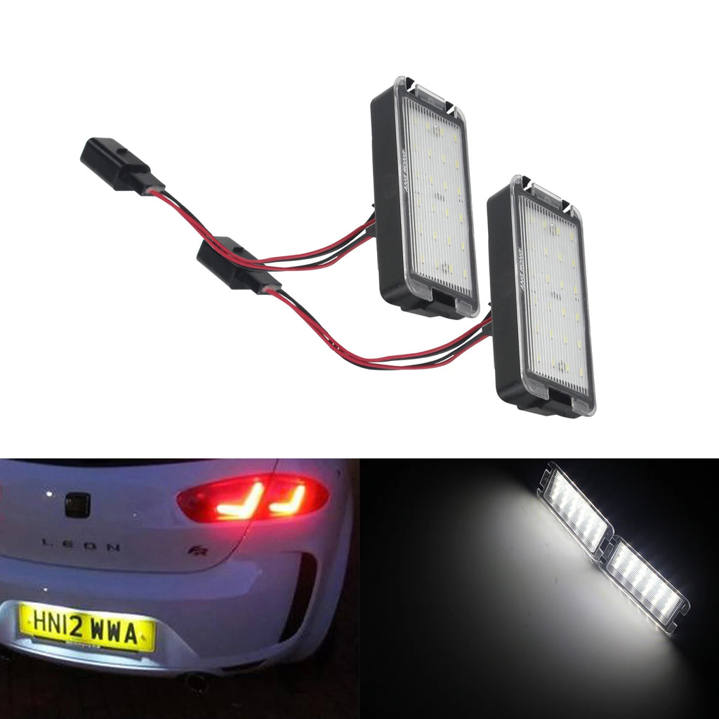 LED License Plate Lights – Bright Number Plate Illumination for Seat Vehicles