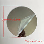Round Acrylic Mirror Wall Stickers – 100mm Decorative Adhesive Home Decor